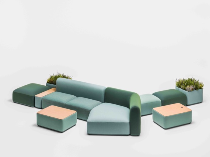 Canapele modulare office HILLROCK