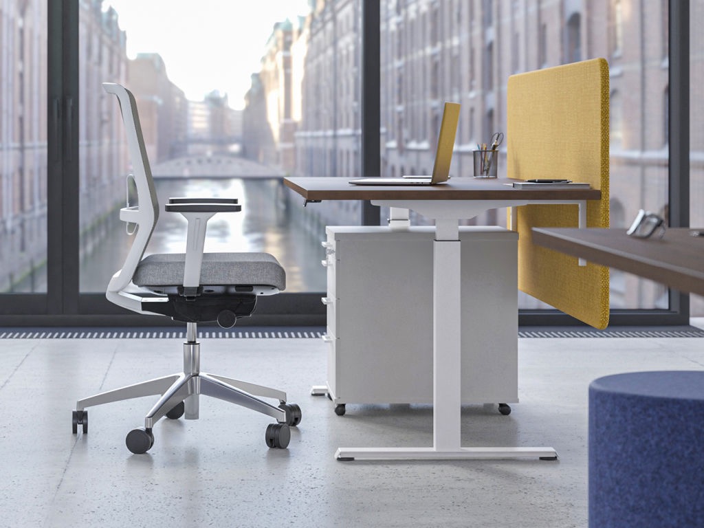 Birouri reglabile pe inaltime SIT STAND B-ACTIVE