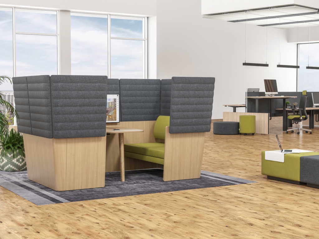 Cabina acustica deschisa ARCIPELAGO WOOD
