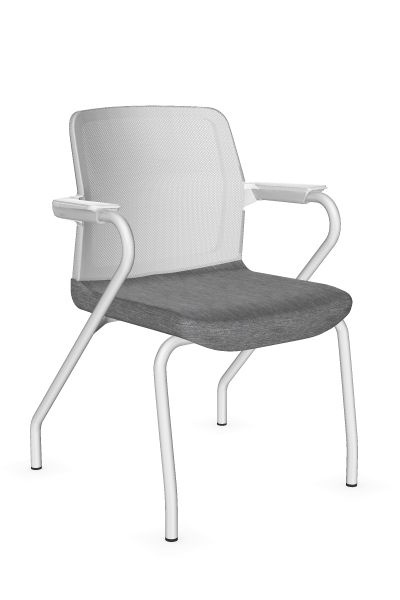 Scaun de Conferinta Wind Mesh White - 1-2.jpg