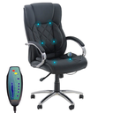 Scaun directorial cu masaj OFF 933 negru - 2.webp