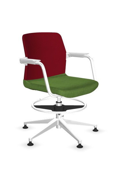 Scaun de Birou Wind Low White Mesh - 6.jpg