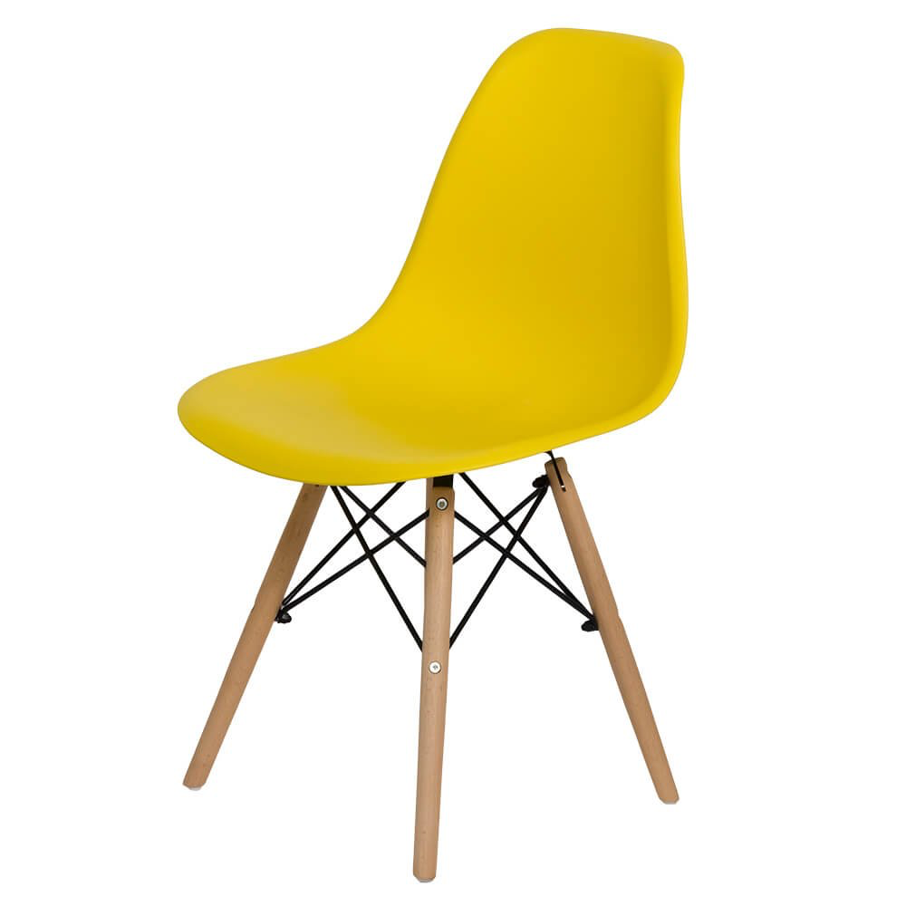 Scaun bucatarie BUC 232P Galben - 1.webp