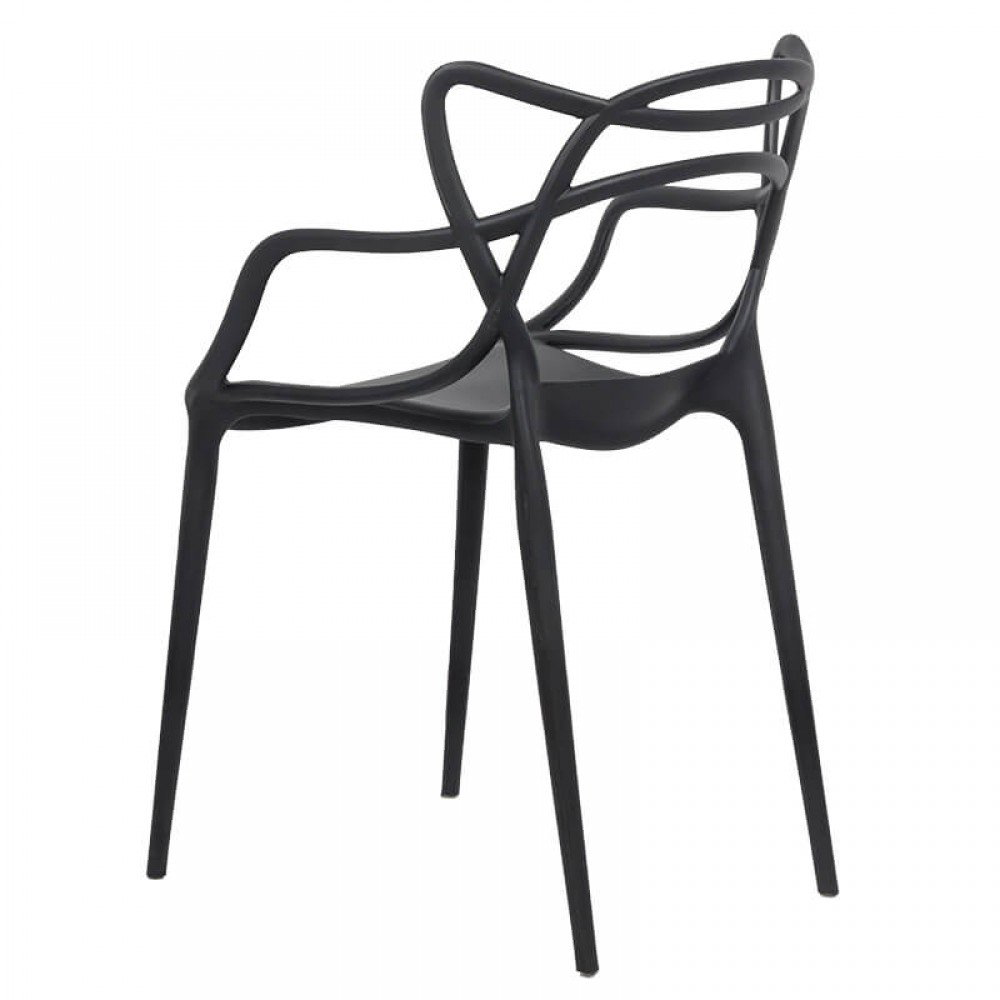 Scaun din plastic HRC 599 Negru - 2.webp