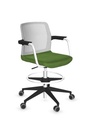 Scaun de Birou Wind Low Black Mesh Castors - 6-2.jpg