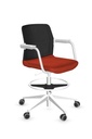 Scaun de Birou Wind Low White Mesh Castors - 8-2.jpg