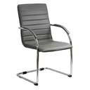 Scaun vizitator OFF 835 Gri - 1.webp