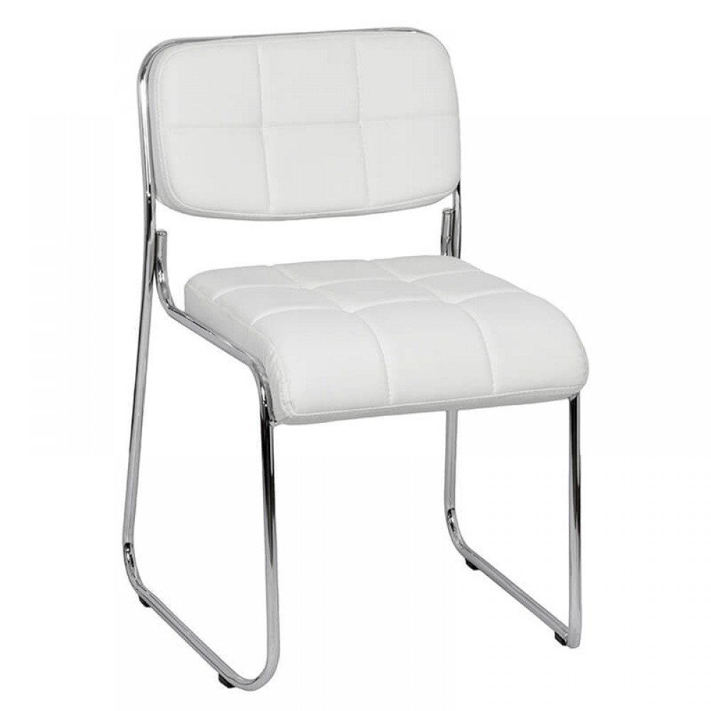 Scaun vizitator HRC 608 Alb - 1.webp