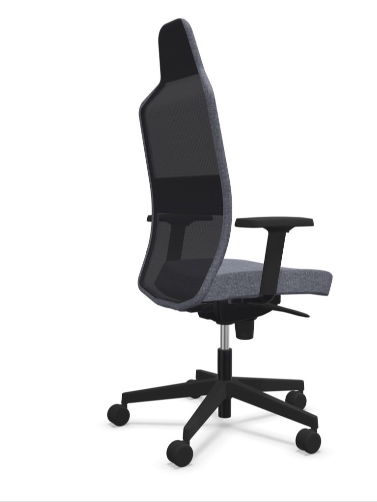 Scaun birou COOL-ON Gri deschis SMM 02 - 3.webp