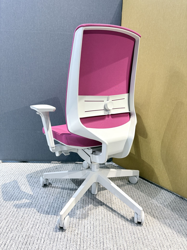 Scaun Birou LightUp Magenta - 4.webp