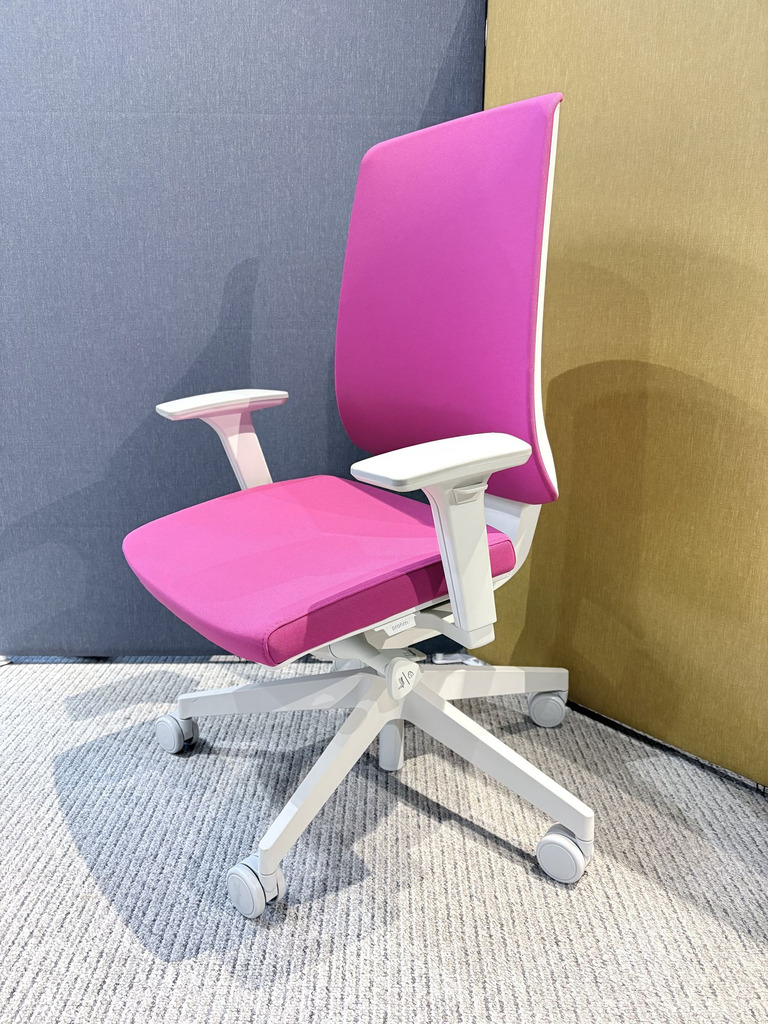 Scaun Birou LightUp Magenta - 2.webp