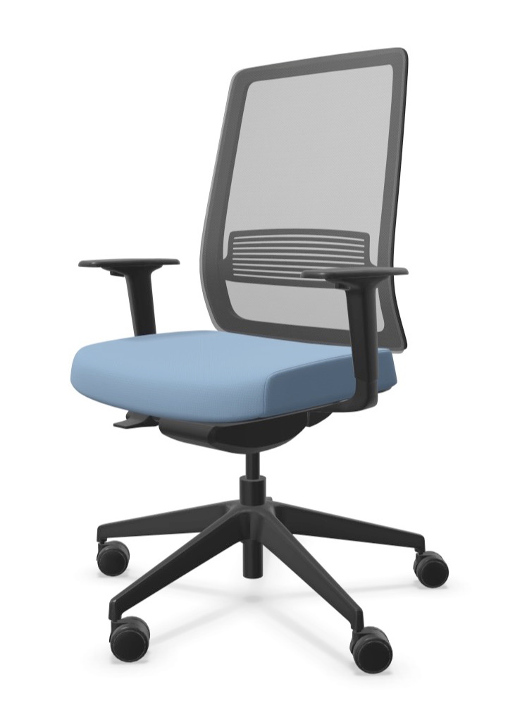 Scaun Birou Apex APX01 Light blue - 1.webp