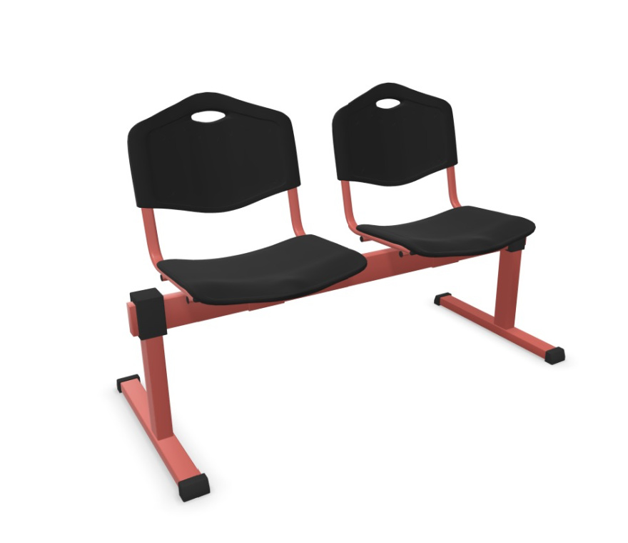 Banchetă de Așteptare Iso P 2 Locuri - 4.webp