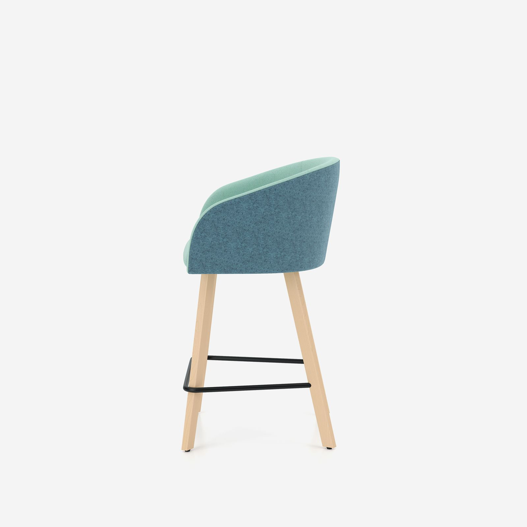 Scaun Naudu Low Wood Wavy - 2.webp