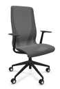 Scaun de Birou D-Chair Black - 5.webp