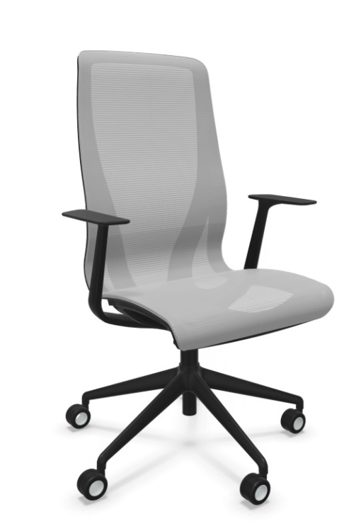 Scaun de Birou D-Chair Black - 7.webp
