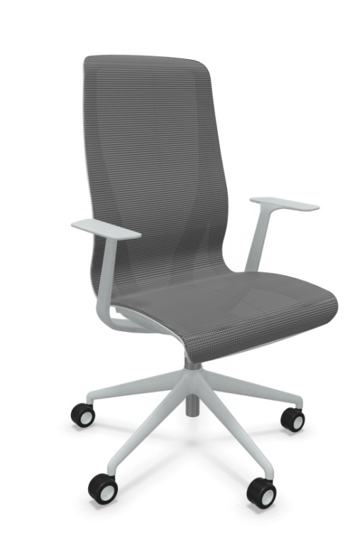 Scaun de Birou D-Chair Grey - 4.webp