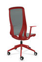 Scaun de Birou D-Chair Red - 8.webp