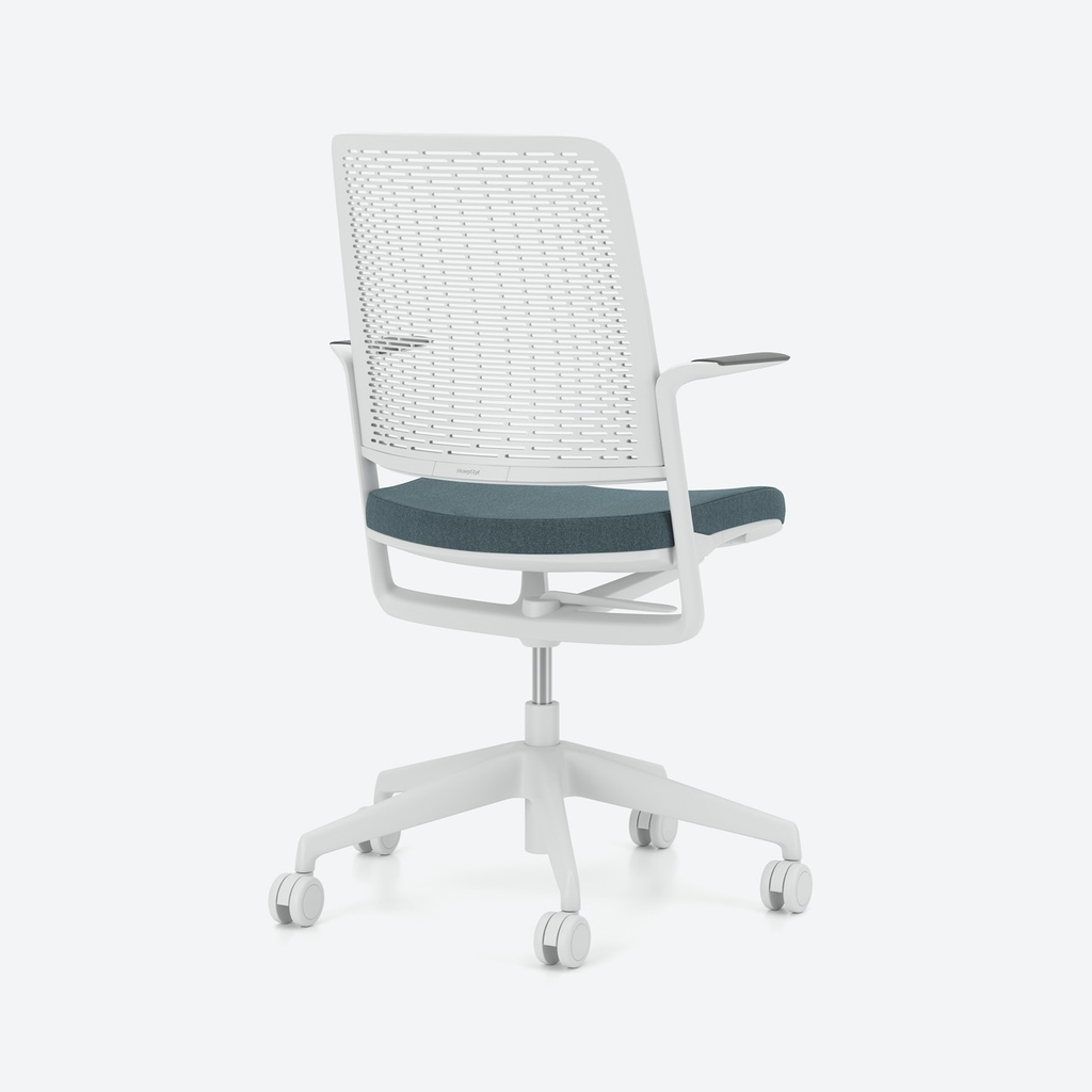 Scaun de Birou With Me White Seat Upholtered - 39.webp