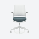 Scaun de Birou With Me White Seat Upholtered - 37.webp