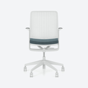 Scaun de Birou With Me White Seat Upholtered - 38.webp