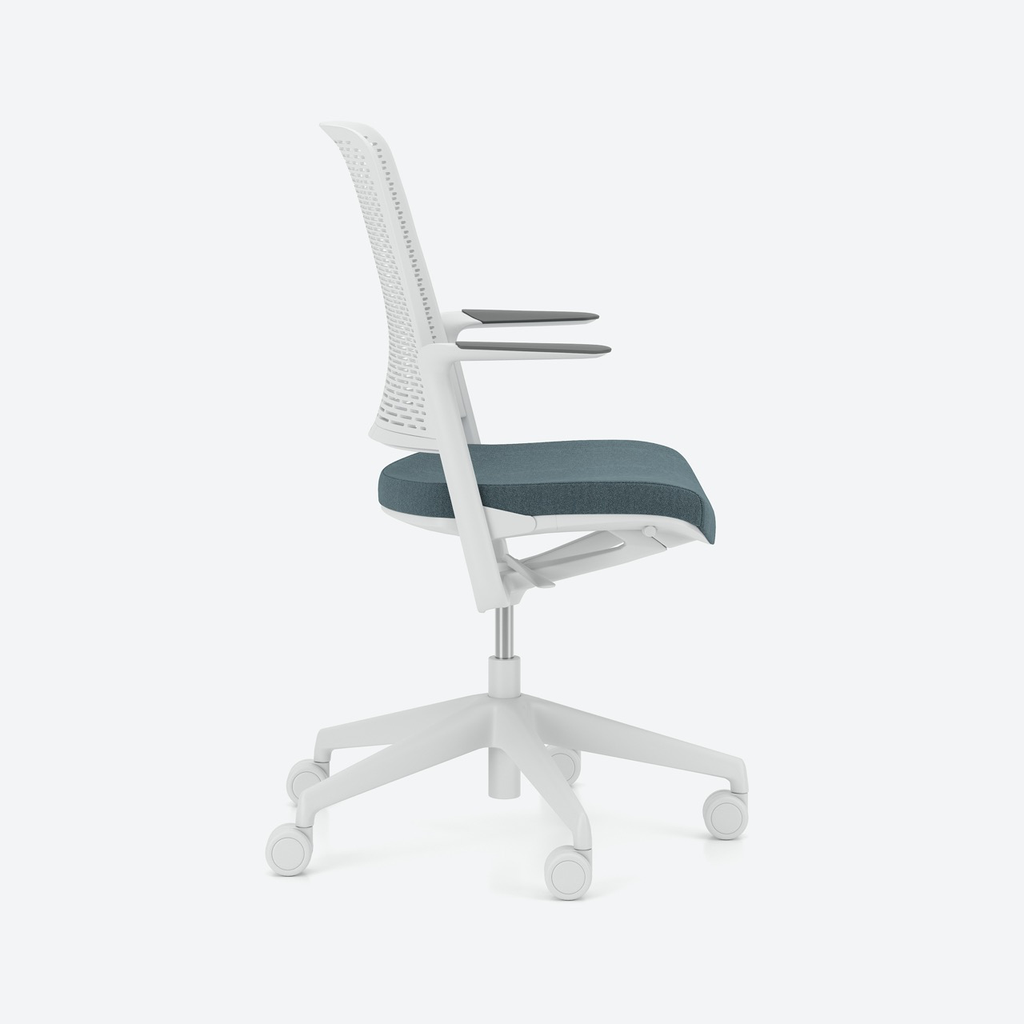 Scaun de Birou With Me White Seat Upholtered - 40.webp