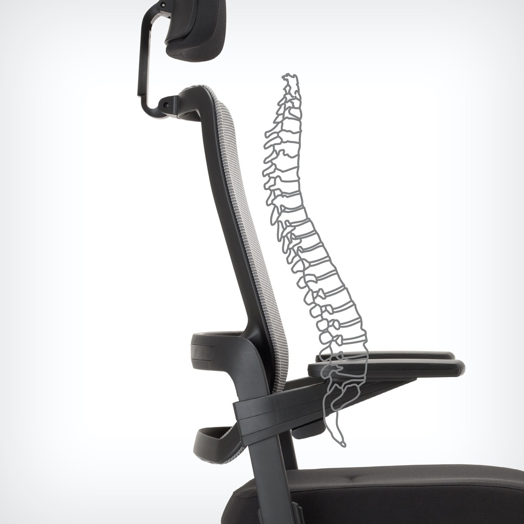 Scaun de birou Xilium Swivel Chair Mesh - 4.jpeg
