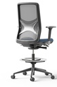 Scaun de Birou Wind High Black Mesh