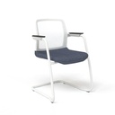 Scaun de Conferință Wind White Cantilever