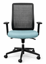 Scaun birou Ayla piele ecologica Turquaz - Livrare in 48 ore
