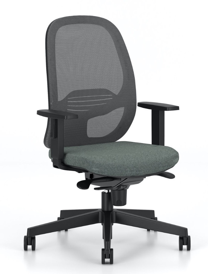 Scaun de Birou Eggy Mesh Black