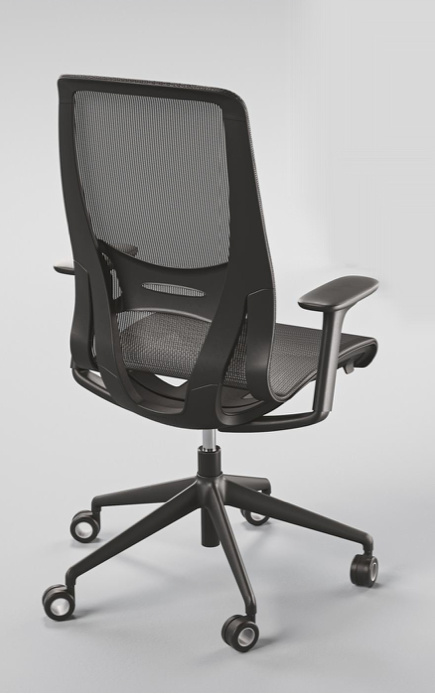 Scaun de Birou D-Chair Black
