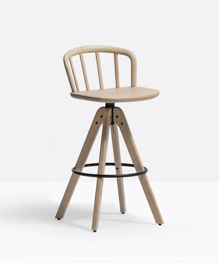 Scaun de Bar din Lemn Nym 2849