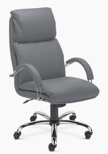 Scaun Directorial Nadir Steel Gri - Livrare in 48 ore