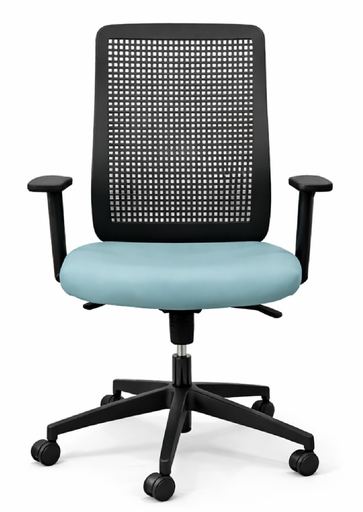 Scaun birou Ayla piele ecologica Turquaz - Livrare in 48 ore