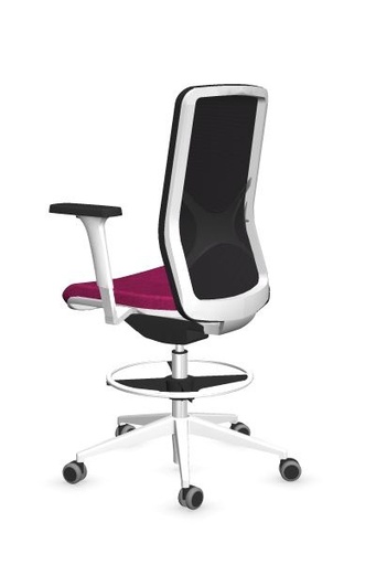 Scaun de Birou Wind High White Mesh