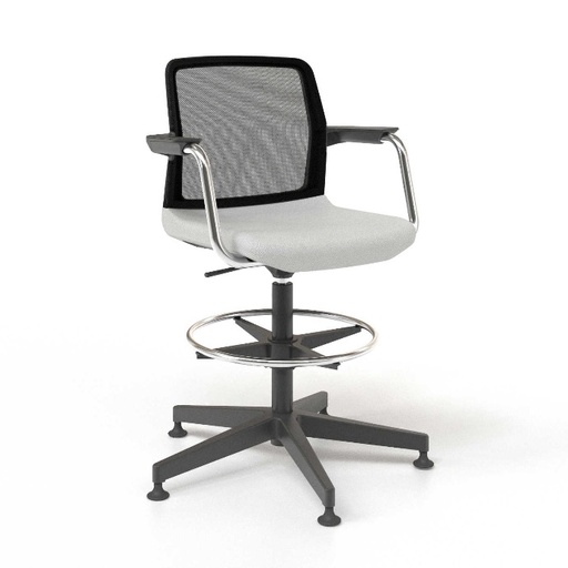 Scaun de Birou Wind Low Black Mesh
